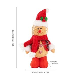 Festive Gingerbread Man Holiday Ornament